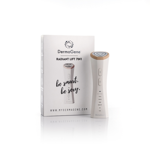 DermaGene® RadiantLift 7 v 1 s RF, EMS a 7 technologiemi – přístroj pro modelování obličeje
