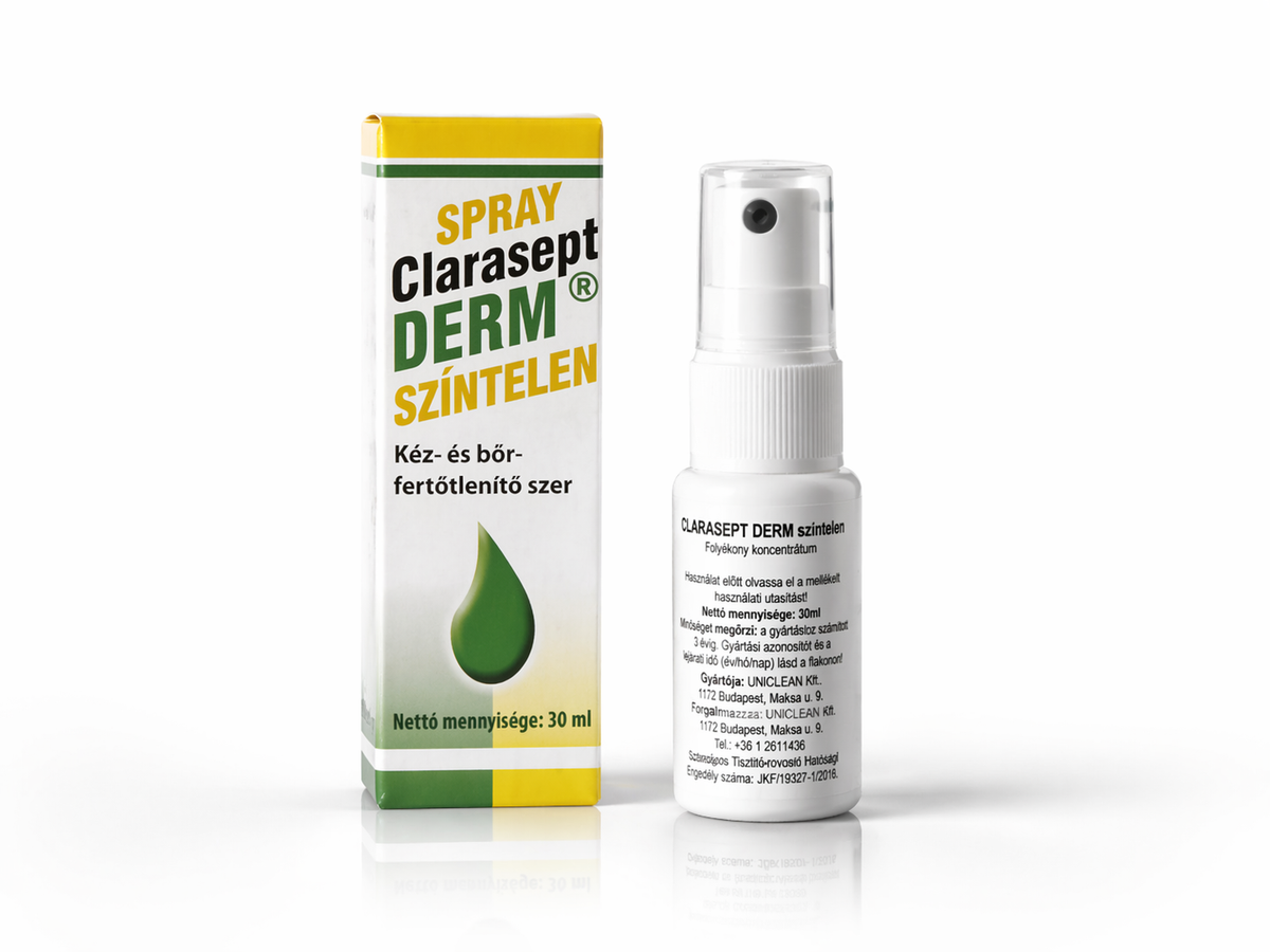 Clarasept Derm Hand Sanitizer & Skin Disinfectant Spray