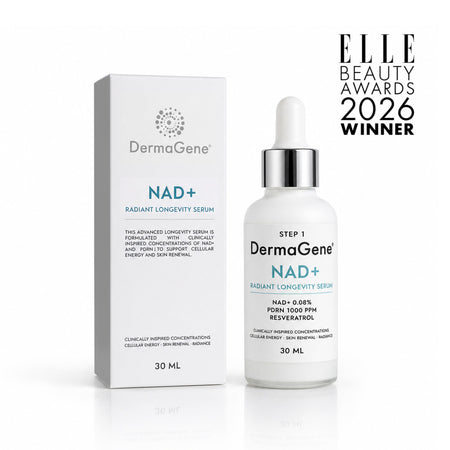 DermaGene® NAD⁺ Radiant Longevity Serum 0.08% NAD⁺ + 1000 ppm PDRN Anti-Aging Firming Serum