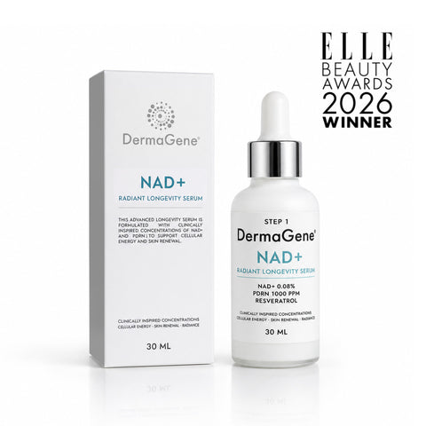 DermaGene® NAD⁺ Radiant Longevity Serum 0.08% NAD⁺ + 1000 ppm PDRN Anti-Aging Firming Serum