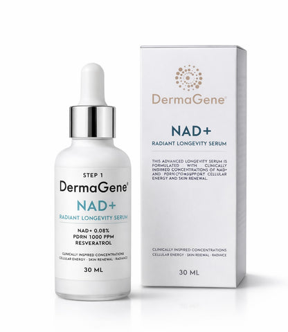 DermaGene® NAD⁺ Radiant Longevity Serum 0.08% NAD⁺ + 1000 ppm PDRN Anti-Aging Firming Serum