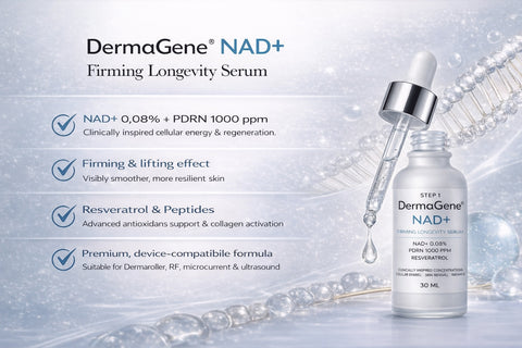 DermaGene® NAD⁺ Radiant Longevity Serum 0.08% NAD⁺ + 1000 ppm PDRN Anti-Aging Firming Serum