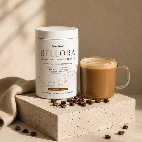 DermaGene® Bellora Beauty kollagénes kávékrémpor