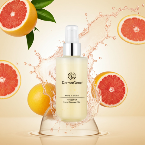 DermaGene Make It  a Ritual Grapefruit Foaming Face Cleanser Gel – Gentle Lactic Acid Facial Cleanser