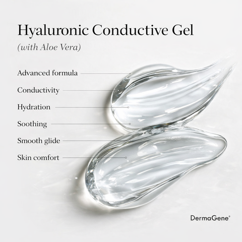 DermaGene Hyaluronic Conductive Gel with Aloe Vera (250ml)
