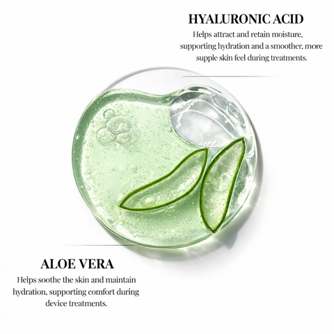 DermaGene Hyaluronic Conductive Gel with Aloe Vera (250ml)