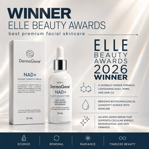 DermaGene® NAD⁺ Radiant Longevity Serum 0.08% NAD⁺ + 1000 ppm PDRN Anti-Aging Firming Serum