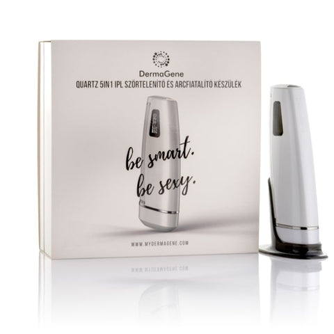 Quartz 5in1 IPL Permanent Hair Removal Device with Face Rejuvenation, Brown Spot, Acne and Varicose Vein Treatment