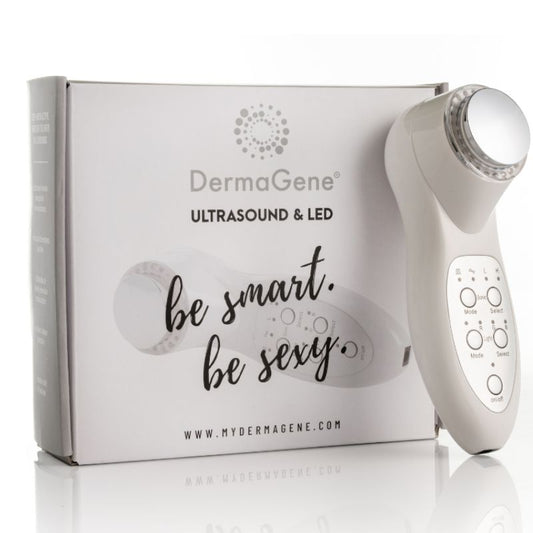 Gerät zur Verabreichung therapeutischer Wirkstoffe mit Ultraschall und LED 800