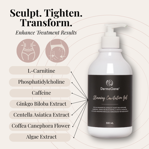 Fettreduzierendes und straffendes Ultraschallgel für Körperbehandlungen