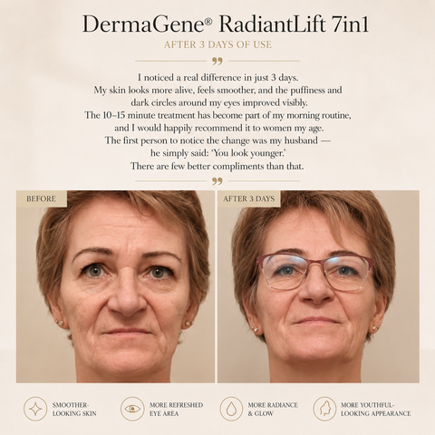 DermaGene® RadiantLift 7in1 with RF, EMS and 7 Technologies- The Face Architecture Device